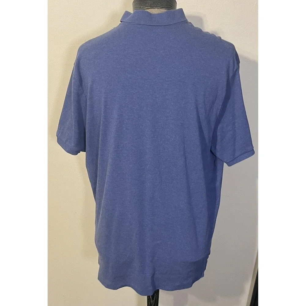 Polo Ralph Lauren Polo Shirt‎ Mens XL Blue Short Sleeve Casual Soft Knit